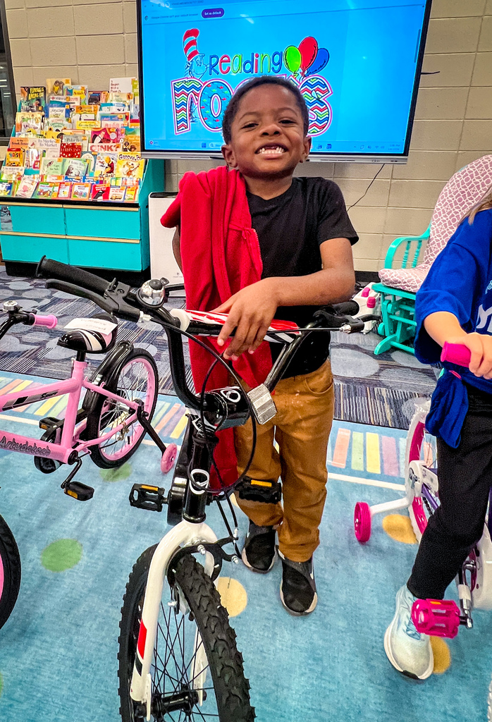 PCPS Read Across America Week Bike Winners