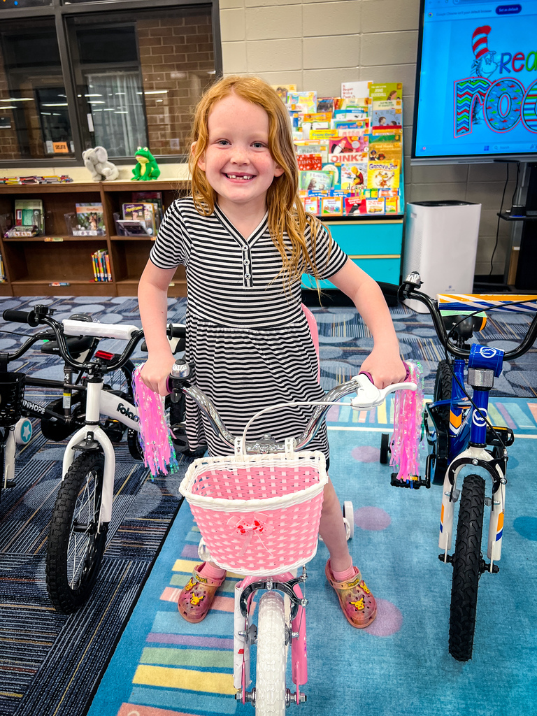 PCPS Read Across America Week Bike Winners