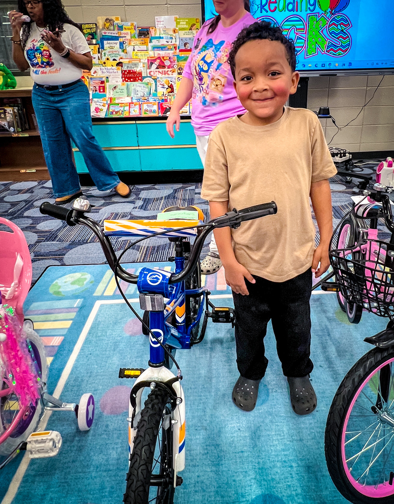 PCPS Read Across America Week Bike Winners