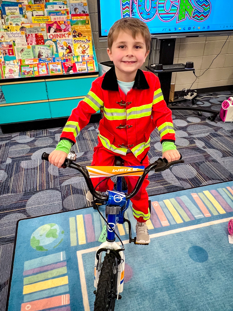 PCPS Read Across America Week Bike Winners