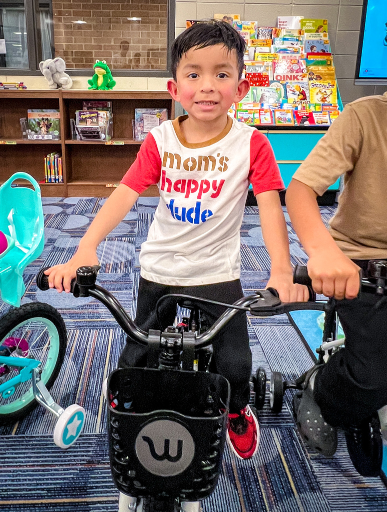 PCPS Read Across America Week Bike Winners