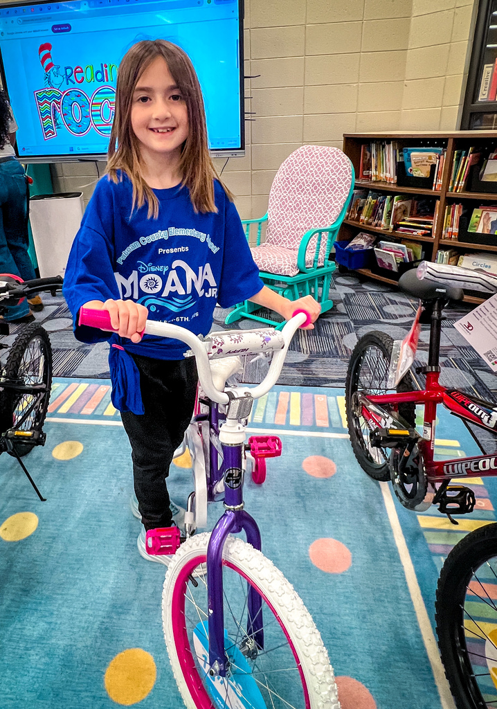 PCPS Read Across America Week Bike Winners