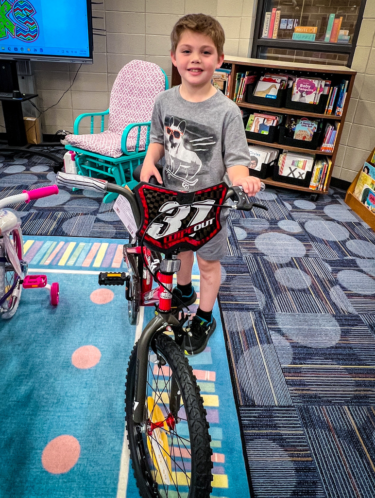 PCPS Read Across America Week Bike Winners