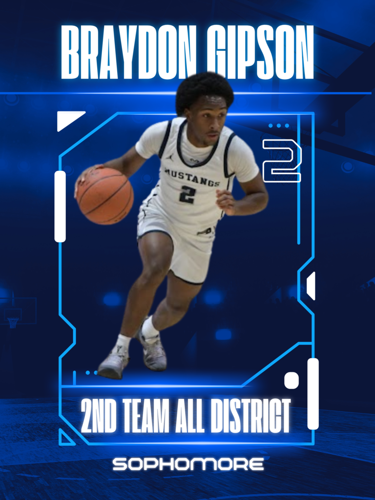 WOS Basketball All-District Braydon Gipson