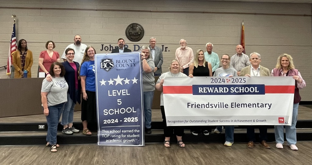 Friendsville Elementary School- Reward and Level 5 School