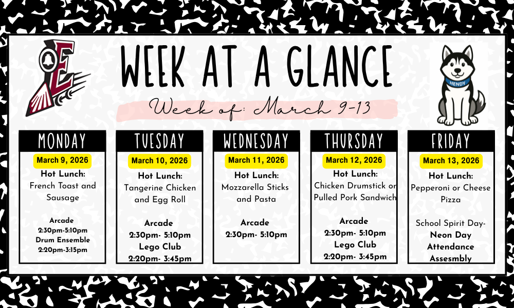 Weekly Schedule