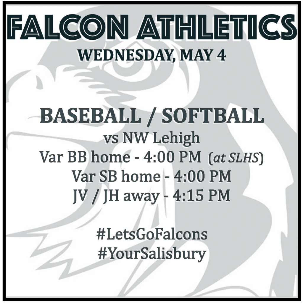 Salisbury Athletics daily schedule