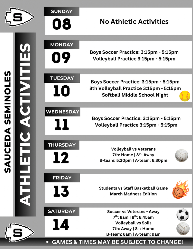 Sauceda Seminoles Athletic Activities II (1)