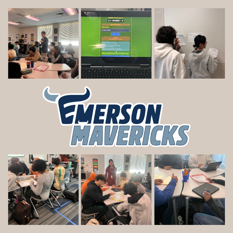 Emerson students in class