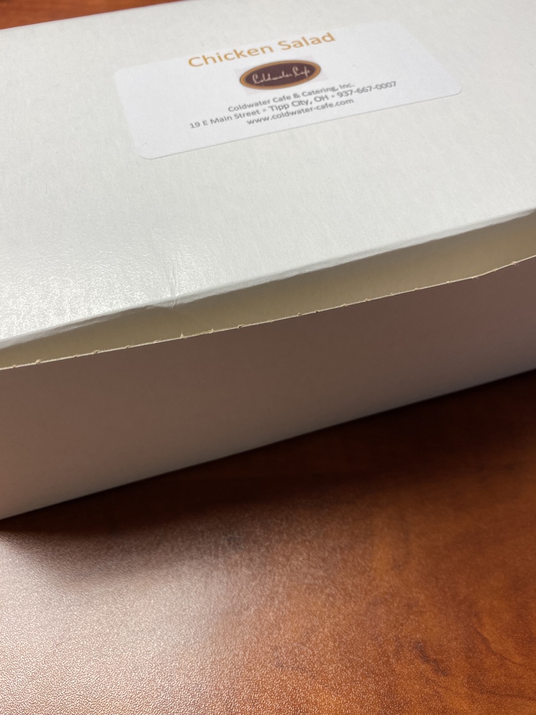 Boxed lunch from Coldwater Café.