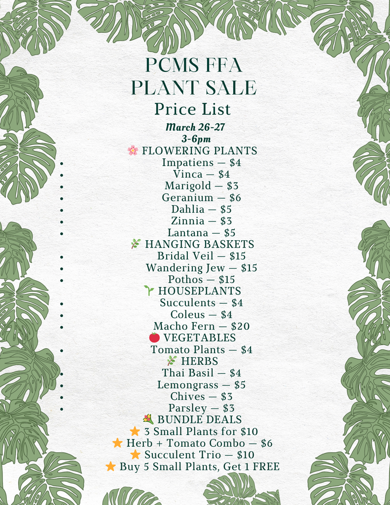 plant sale prices