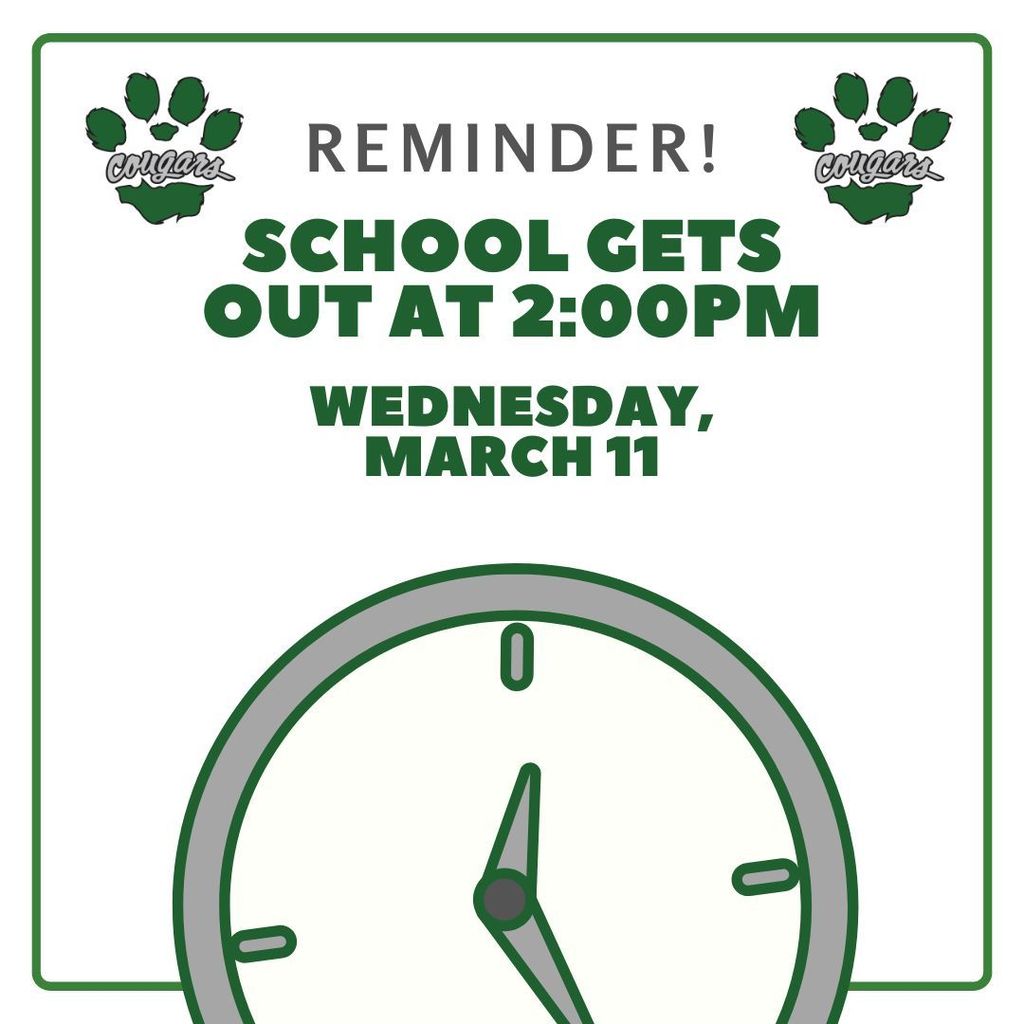 Early Out at 2PM Today