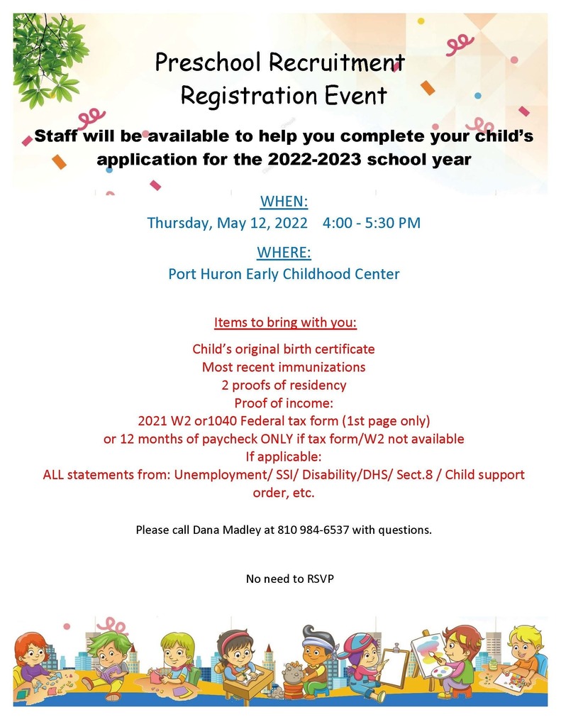 Preschool Recruitment Event