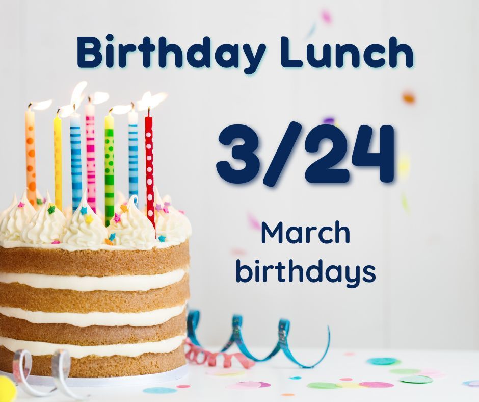 March birthday lunch