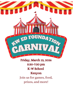 Circus tent photo with K-W Carnival event details