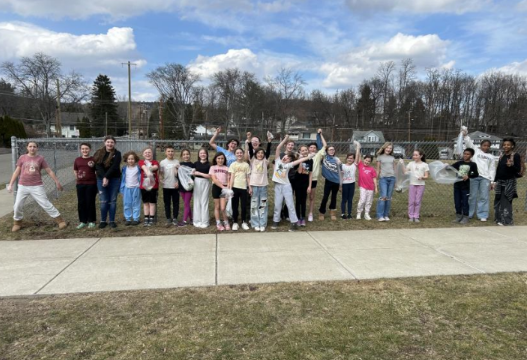 Student council posing for a picture.