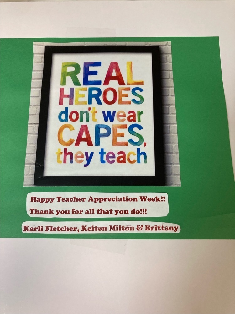 teacher appreciation
