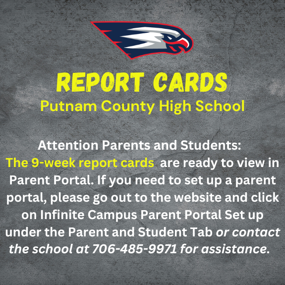 Report Cards available March 18th on Infinite Campus