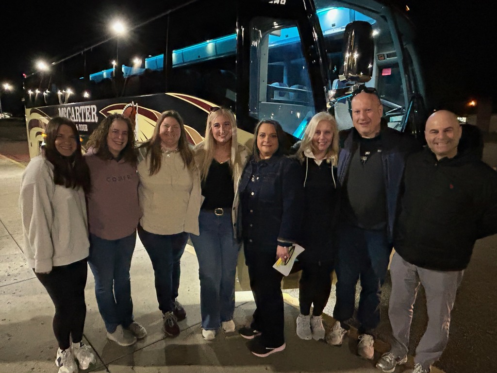 Teacher chaperones including Principal Zura and Mrs. Matiste