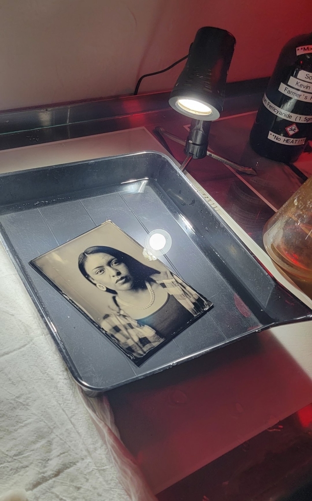 Wet plate portrait