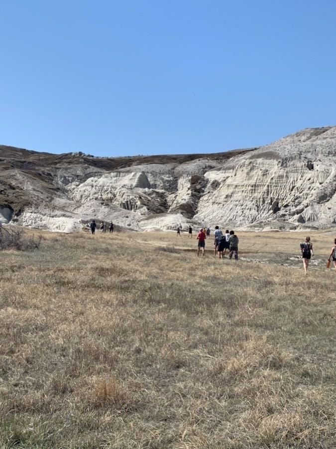 students at White Butte