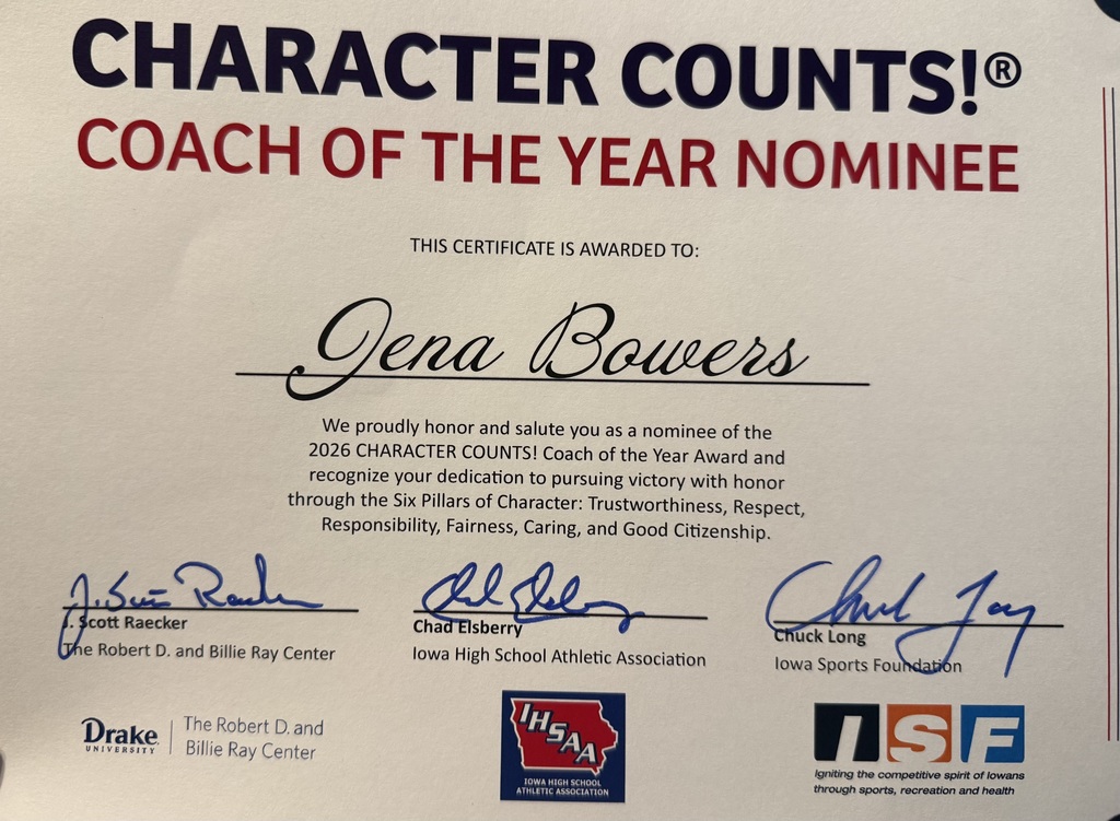 Cert of Character Counts