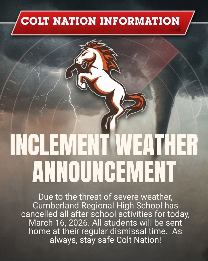 Inclement Weather NO AFTER SCHOOL 3.16.26