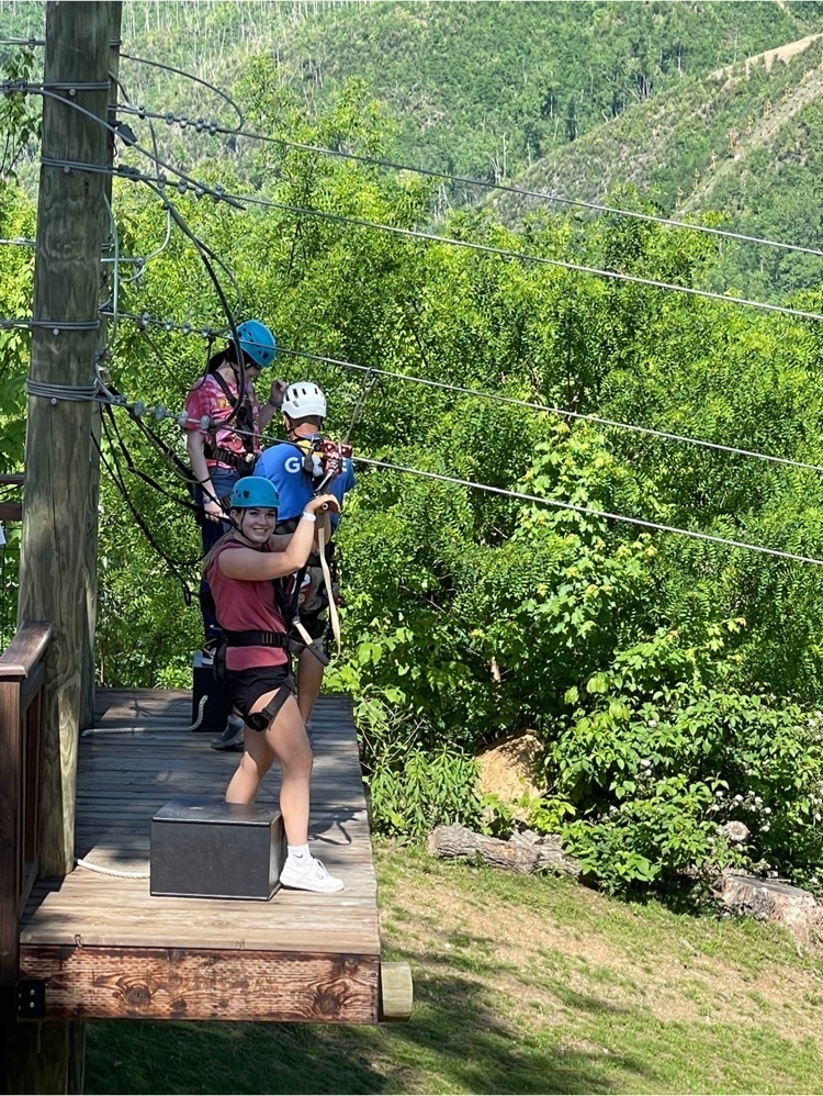 ziplining