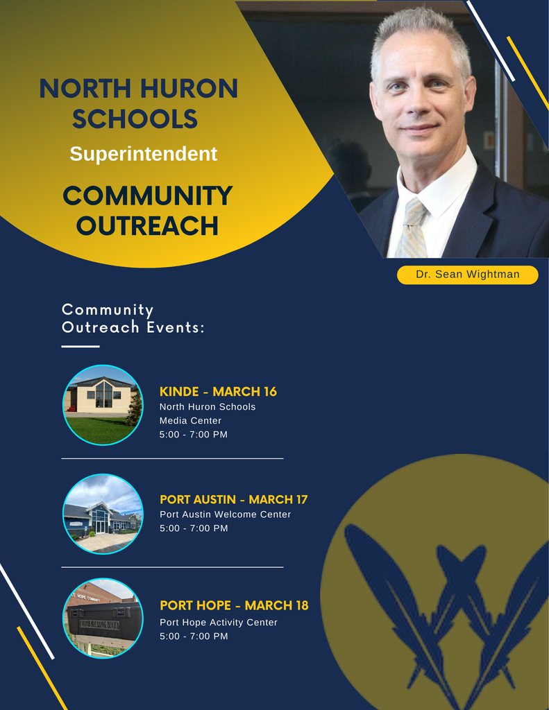 Community outreach schedule