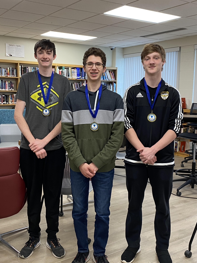 1st place: Jacob Carrillo 2nd Place: John Stultz 3rd Place: Owen Trimpe