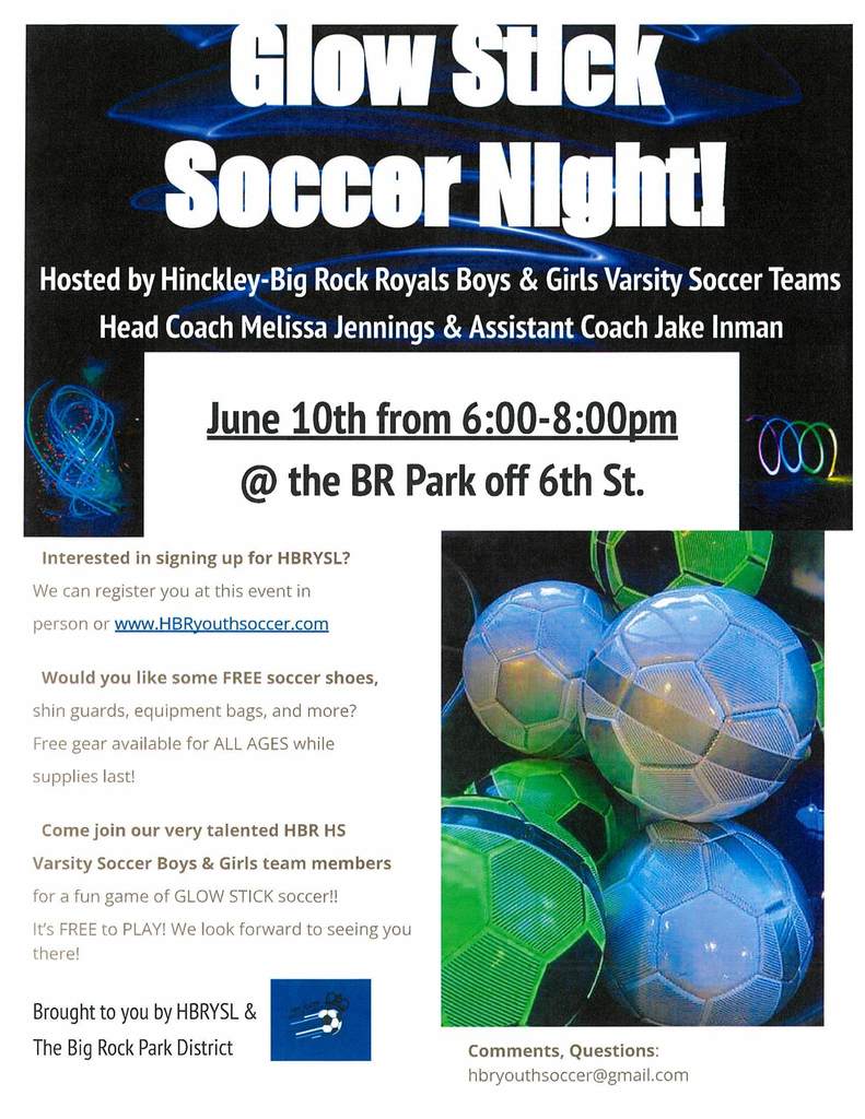 Glow Stick Soccer Night