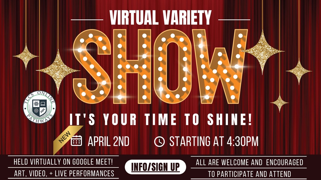 Virtual Variety Show Flier