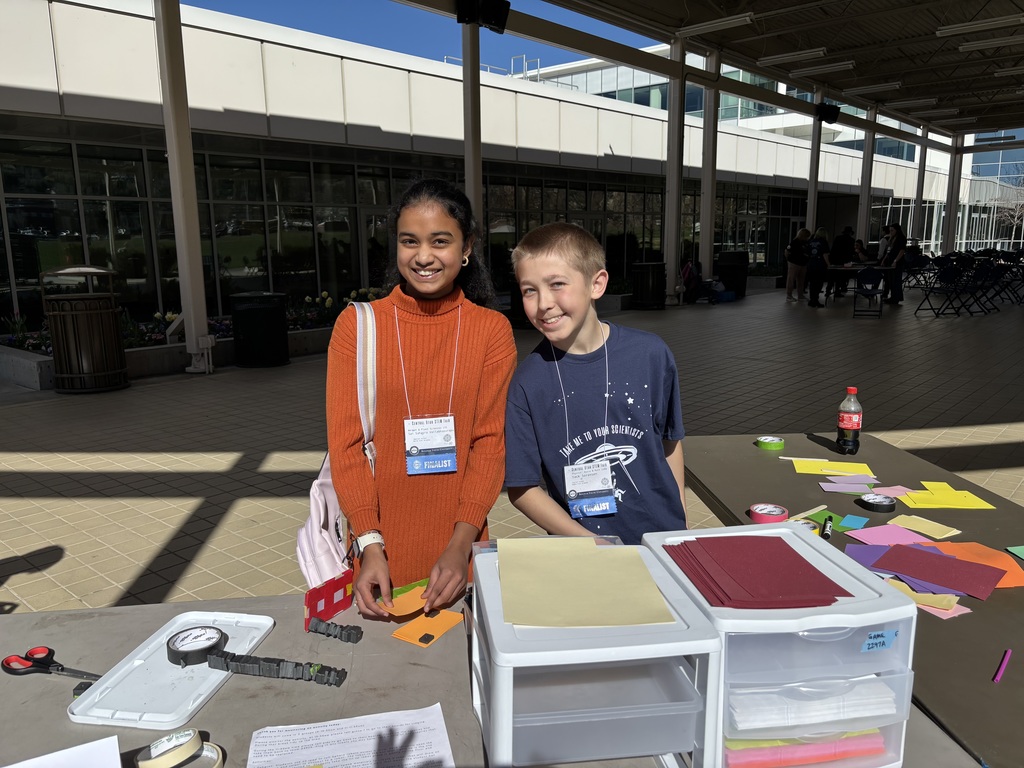 boy ad girl at science competition