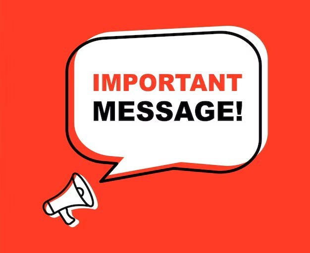 Important message