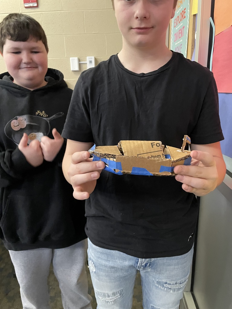 🚤💡 Hands-On Learning in Action!  Our 5th and 6th grade students put their creativity and problem-solving skills to the test in STEM class by designing and building their very own boats! 🛠️🌊  From planning and constructing to testing how well their boats could float, students explored real-world engineering concepts while having a blast. It was amazing to see their teamwork, innovation, and determination in action! 👏