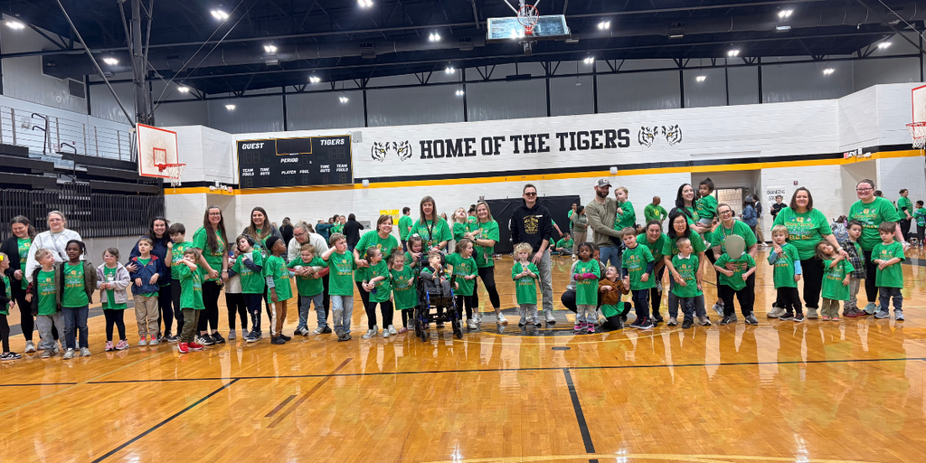 Mrs. Johnson’s class, Mrs. Mclaughlin’s class, Mrs. Thomas’s class, Mrs. Rabon’s class, and Mrs. Richey’s class at Adaptive Field Day