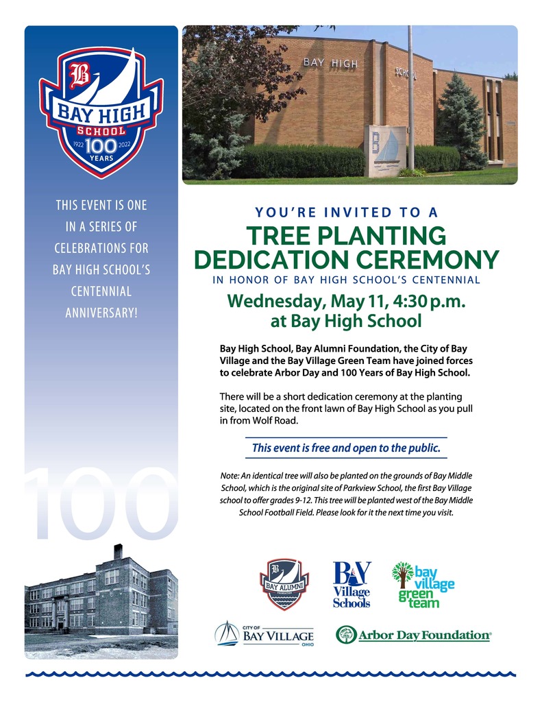 Centennial Tree Planting Ceremony Flyer