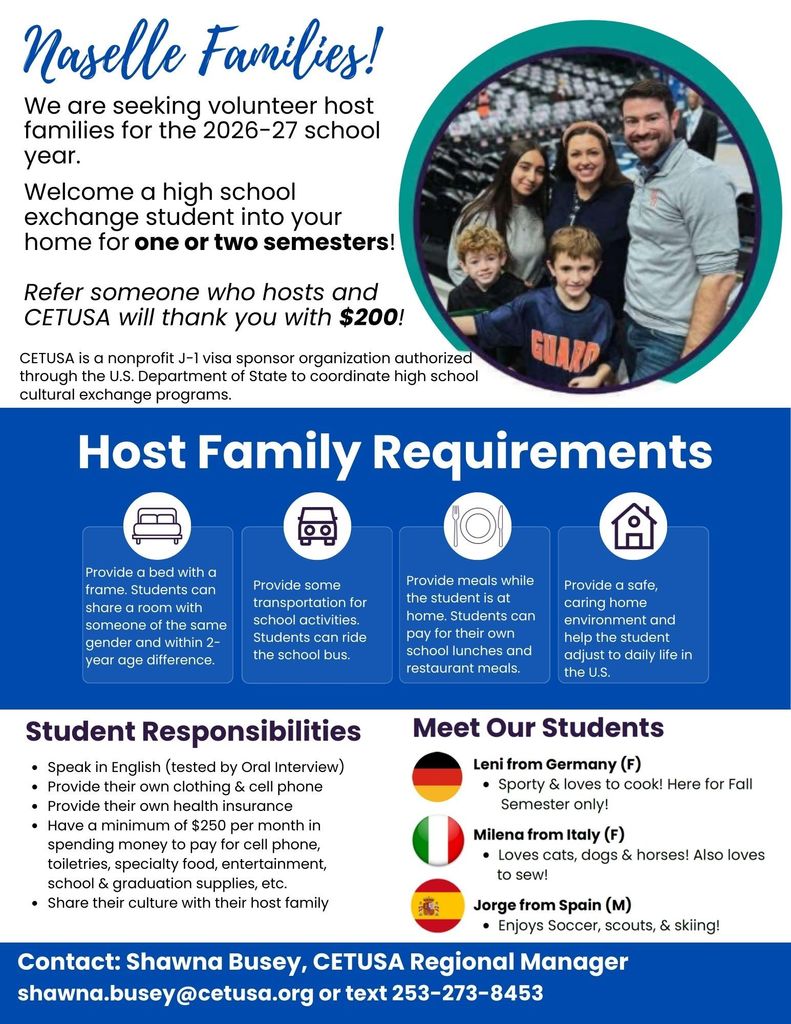 Exchange Student Opportunity