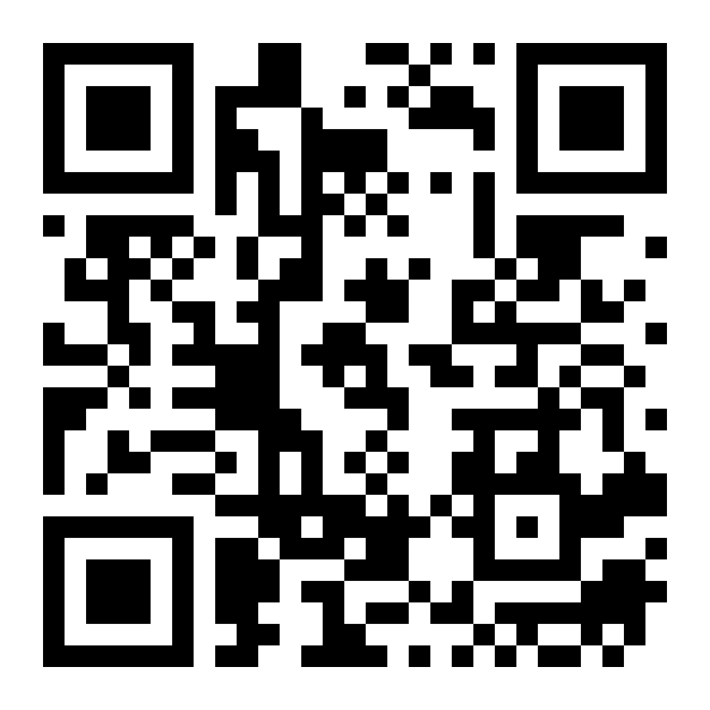 A QR code is displayed for easy access to the form.