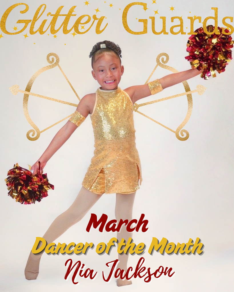 Glitter Guards Dancer of the Month for March