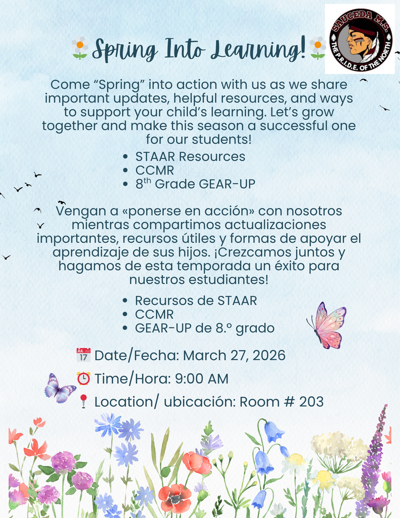 March Parent Meeting
