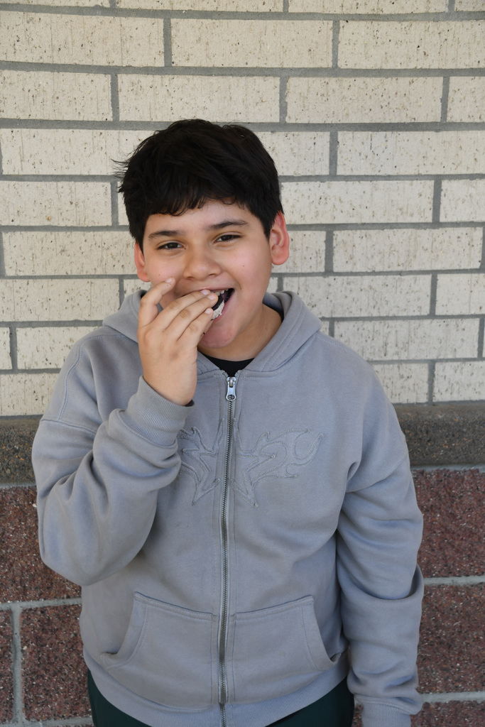 boy enjoying ice cream