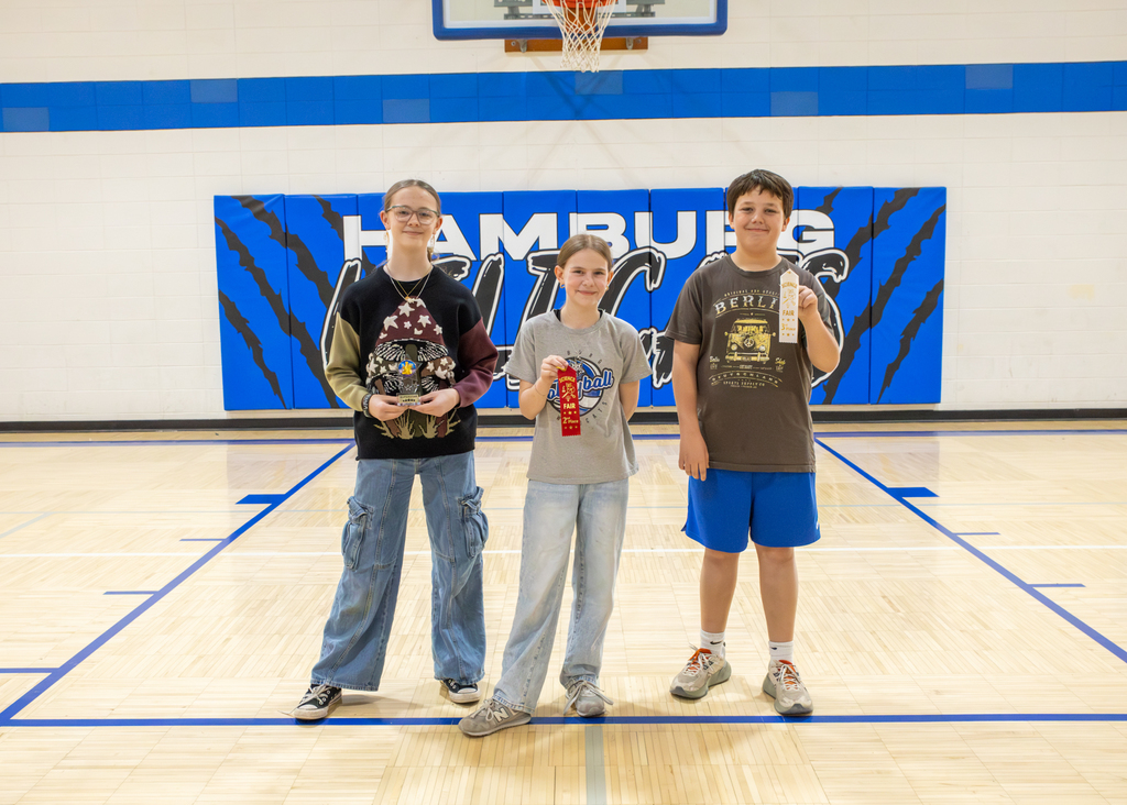 6th grade science fair winners (Rease Reafleng, Kinslee Adams, and Charlie Matheson)