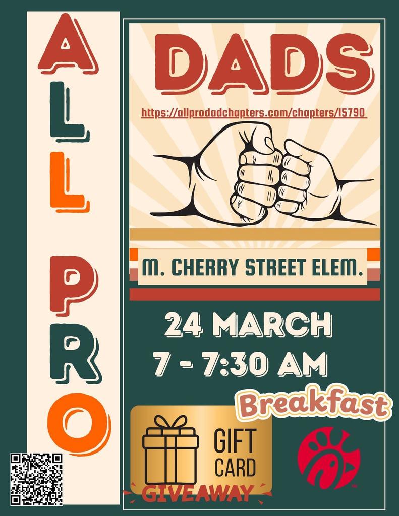 All Pro Dads March 24 at 7AM