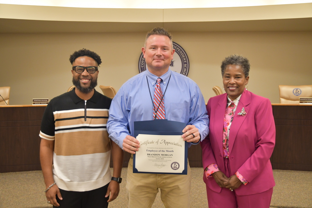March Board Meeting Employee of the Month
