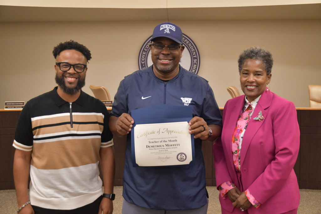 March Board Meeting Teacher of the Month