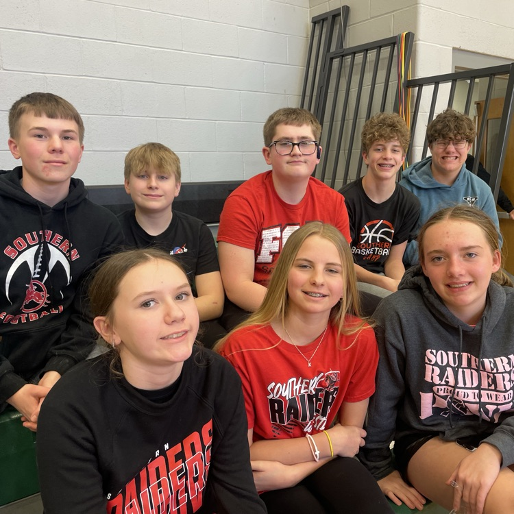 Picture of the members of the Quiz Bowl team