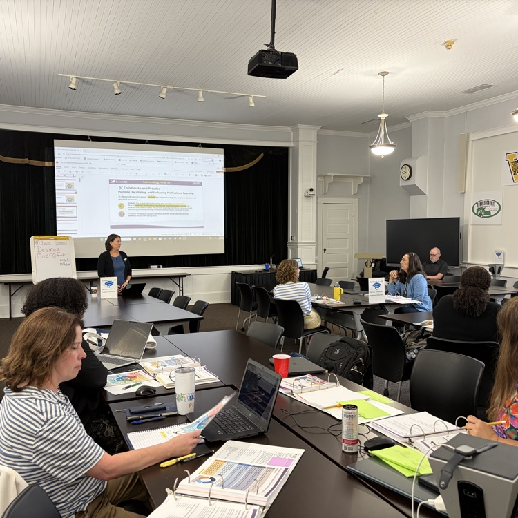 literacy coach meeting 