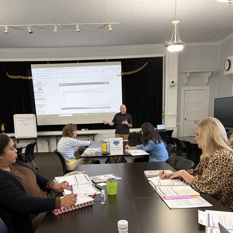 literacy coach meeting 