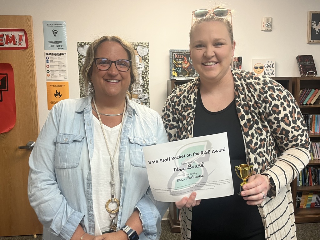 Staff Rocket on the RISE award